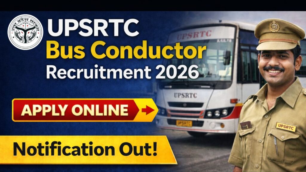 UPSRTC Bus Conductor Recruitment 2026