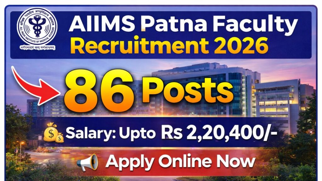 AIIMS Patna Faculty Recruitment 2026