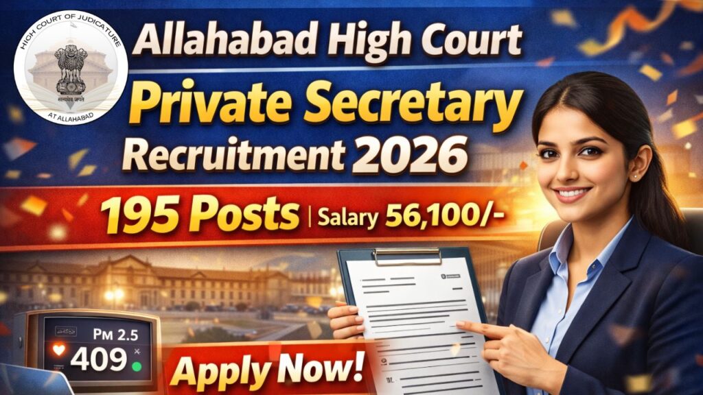 Allahabad High Court Private Secretary Recruitment 2026