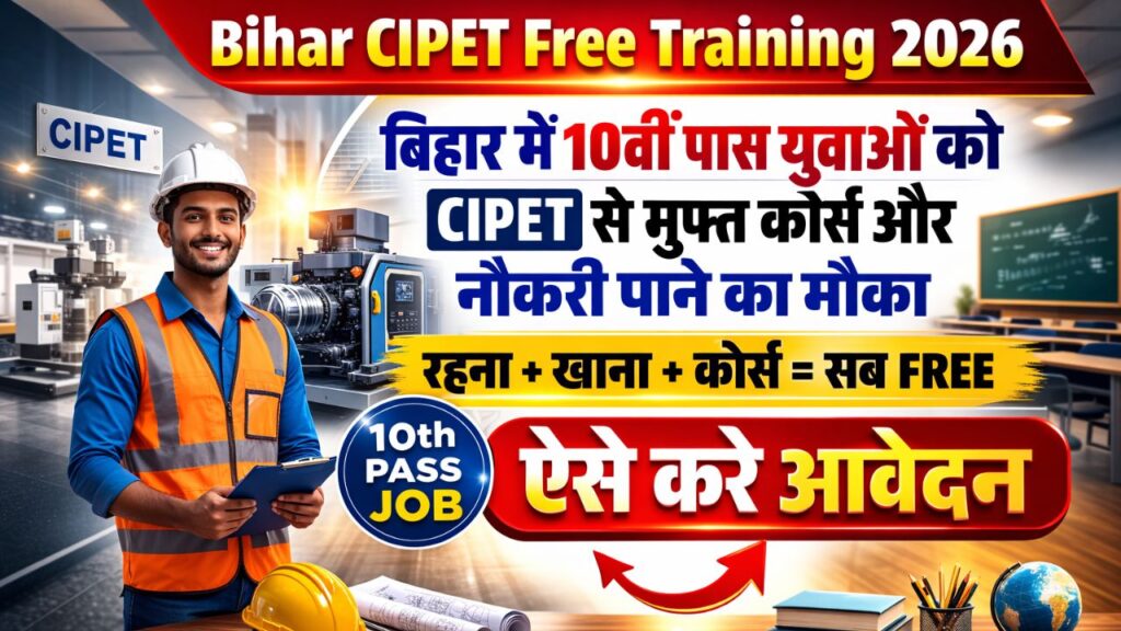 Bihar CIPET Free Training 2026