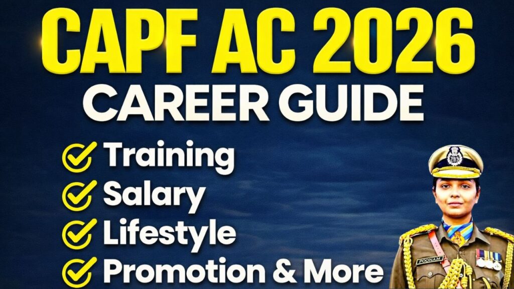 CAPF Assistant Commandant Job Profile 2026