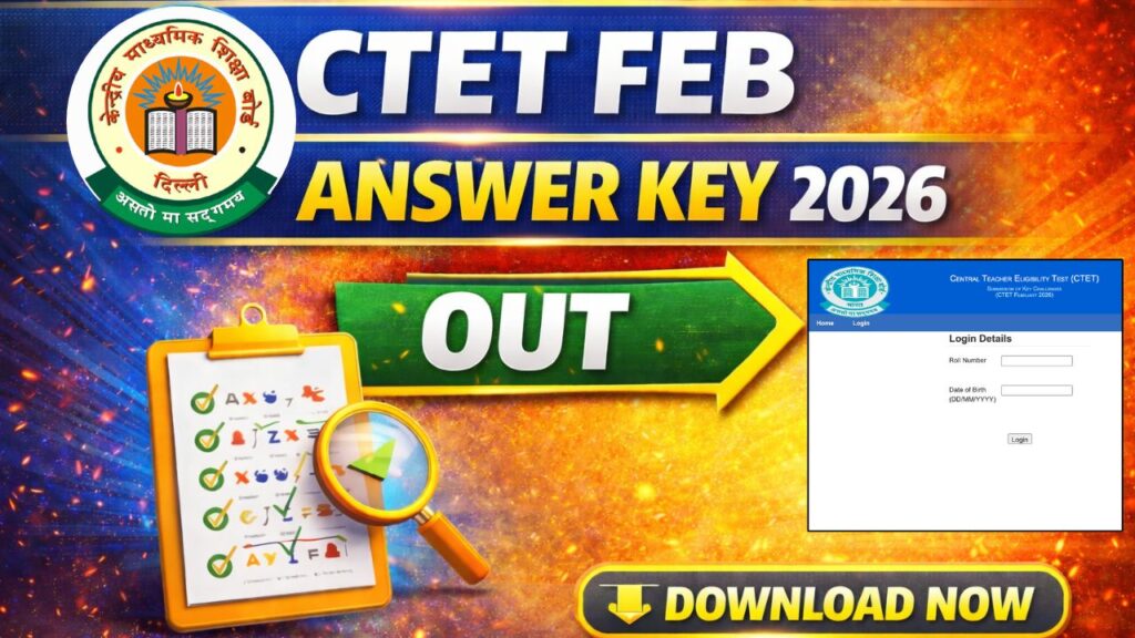 CTET Feb Answer Key 2026