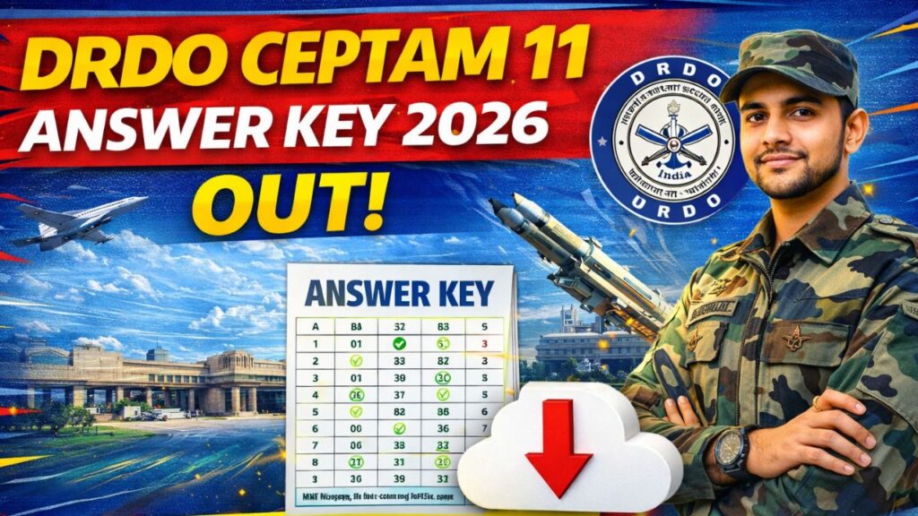 DRDO CEPTAM 11 Answer Key 2026