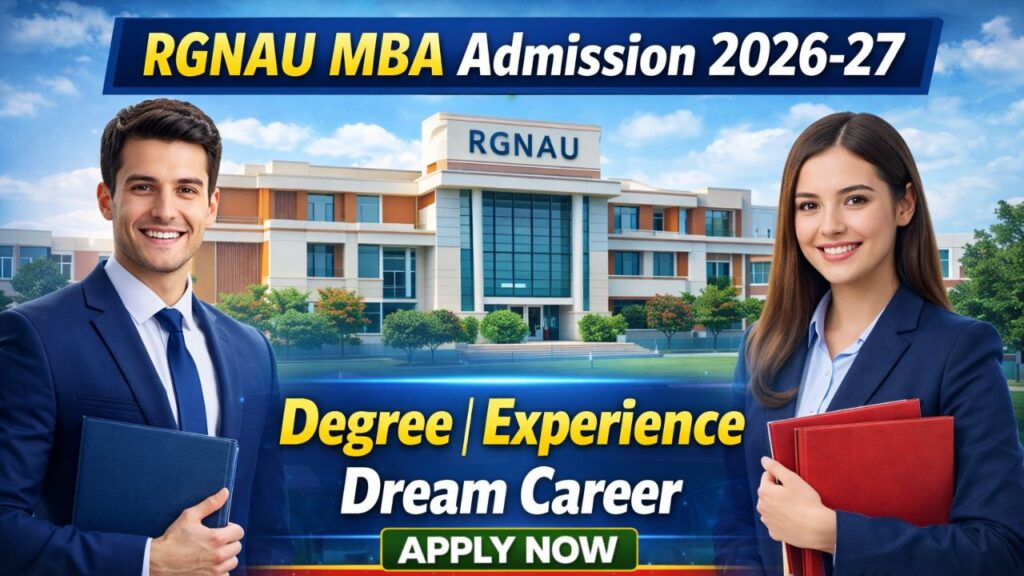 RGNAU MBA Admission 2026-27