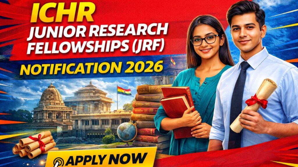ICHR Junior Research Fellowships (JRF) Notification 2026