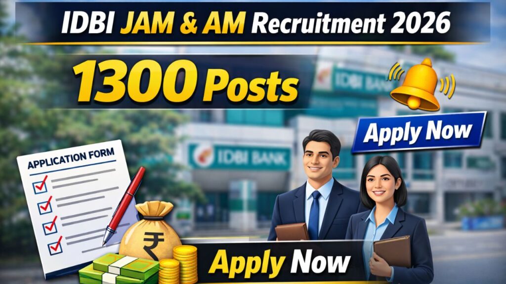 IDBI JAM & AM Recruitment 2026