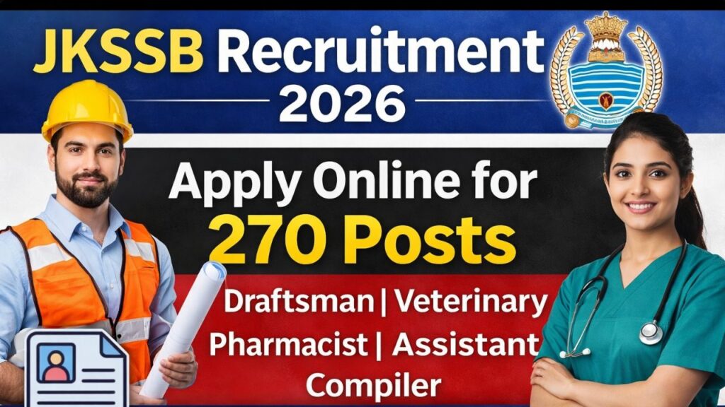 JKSSB Various Post Recruitment 2026