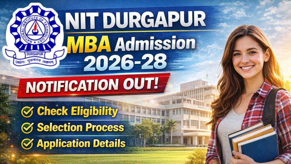 NIT Durgapur MBA Admission 2026-28