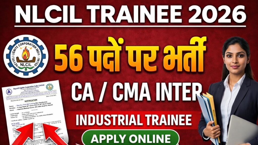 NLCIL Industrial Trainee Recruitment 2026