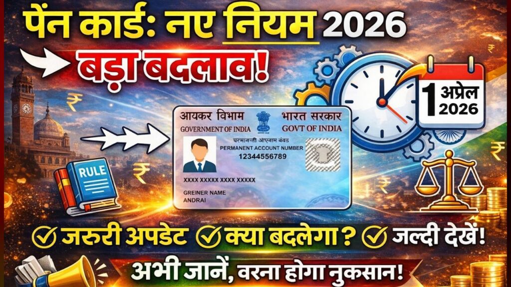 PAN Card New Rules 2026