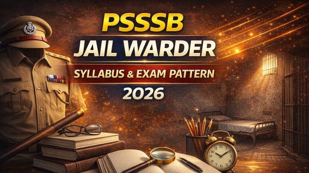PSSSB Jail Warder Syllabus & Exam Pattern 2026