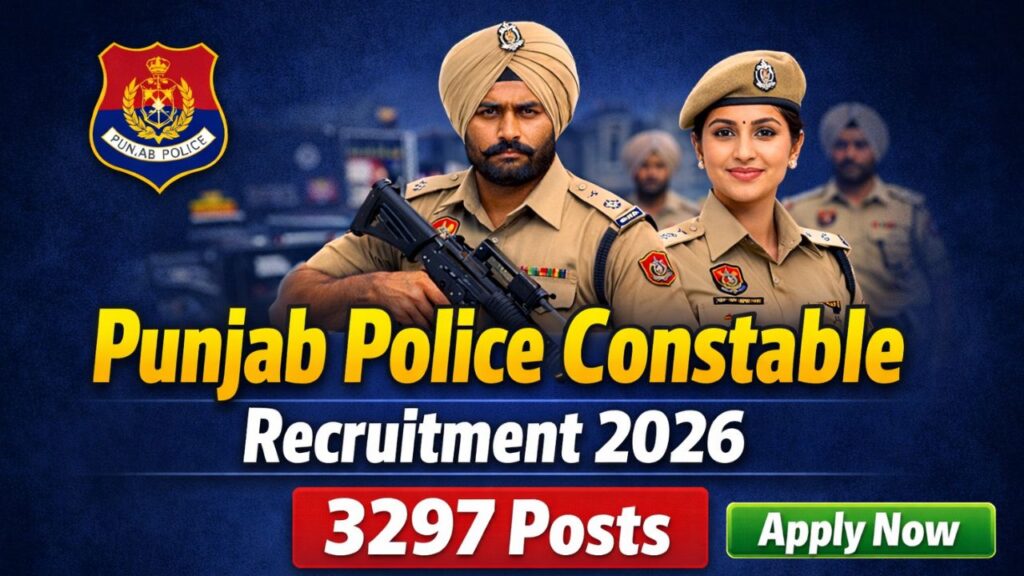 Punjab Police Constable Recruitment 2026