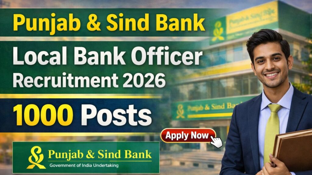 Punjab & Sind Bank LBO Recruitment 2026
