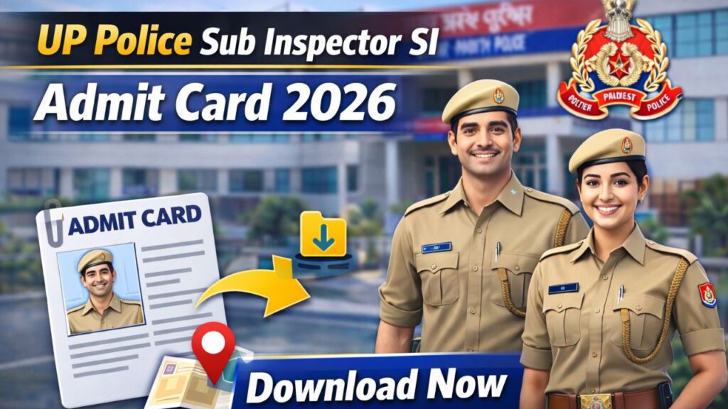 UP Police Sub Inspector SI Admit Card 2026