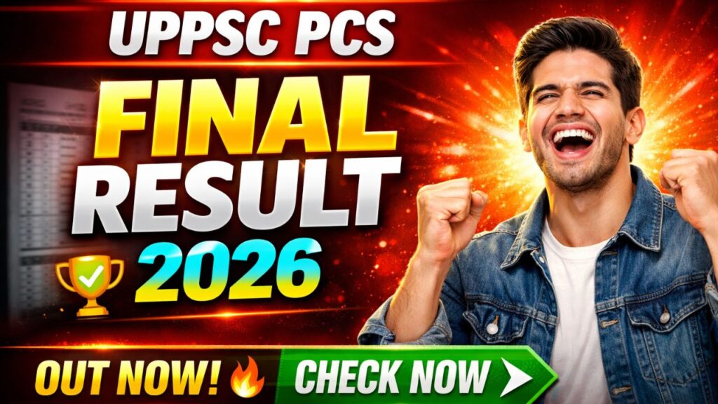 UPPSC PCS Final Result 2026