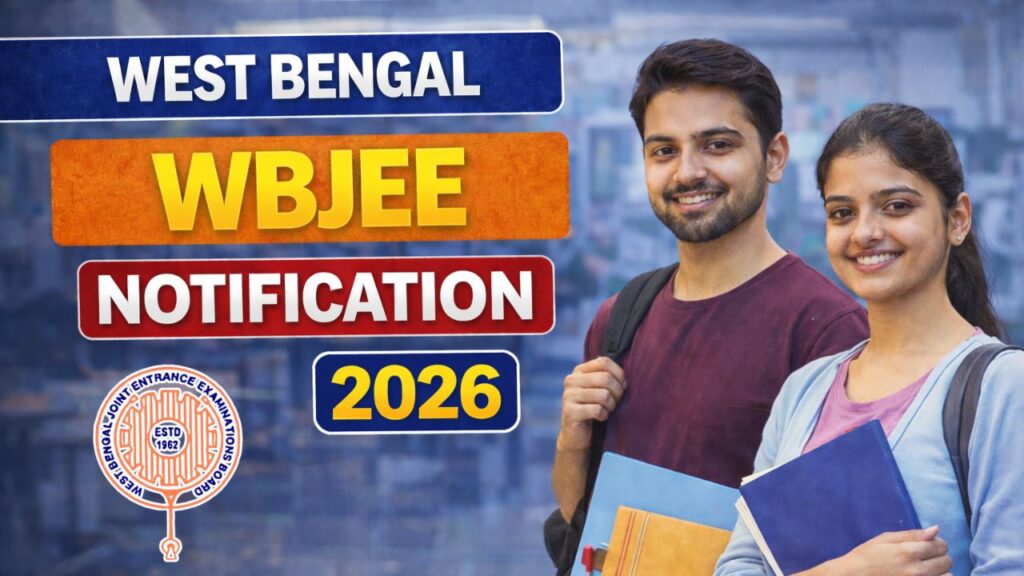 West Bengal WBJEE Notification 2026