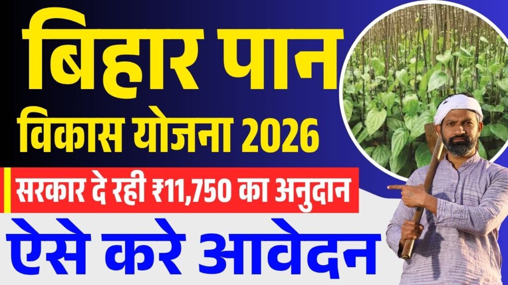 Bihar Paan Vikas Yojana 2026