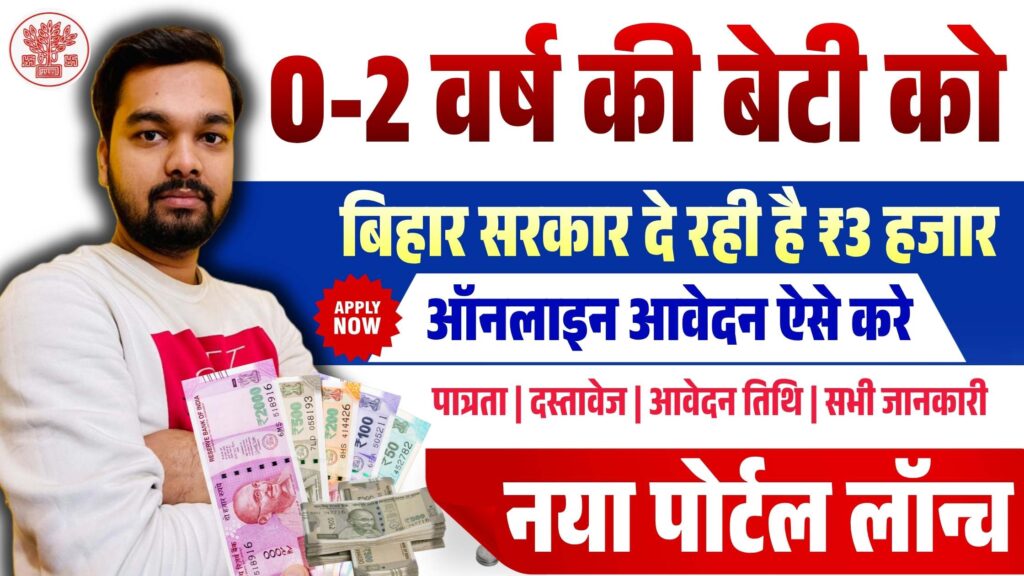 Mukhyamantri Kanya Utthan Yojana 0-2 Years Online 2026