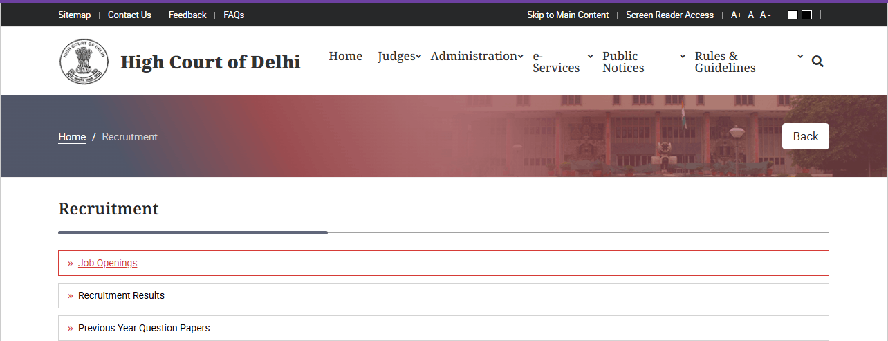 Delhi High Court JJA Result 2026