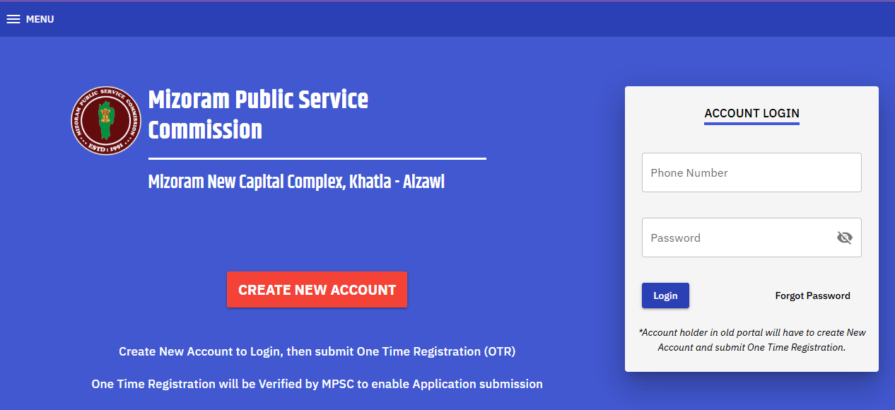 Mizoram PSC LDE Recruitent 2026