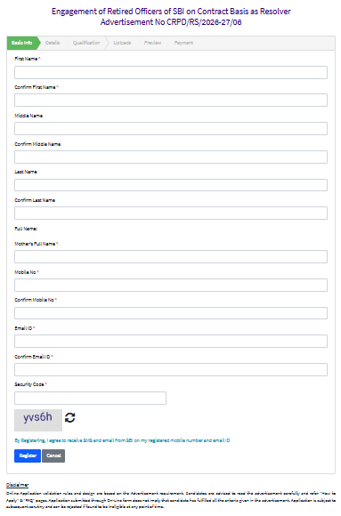 SBI Resolver Recruitment 2026