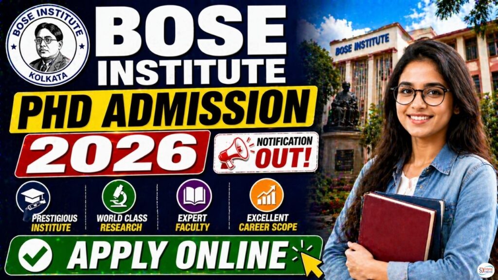 Bose Institute PhD Admission 2026