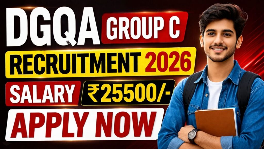 DGQA Group C Recruitment 2026