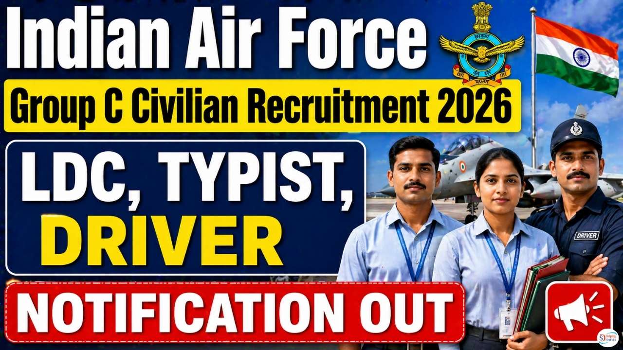 Indian Air Force Group C Civilian Recruitment 2026 OUT IN 