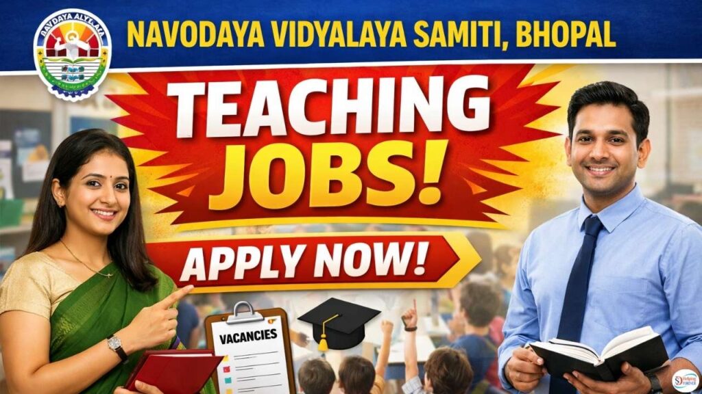 NVS Bhopal Region Contractual Recruitment 2026