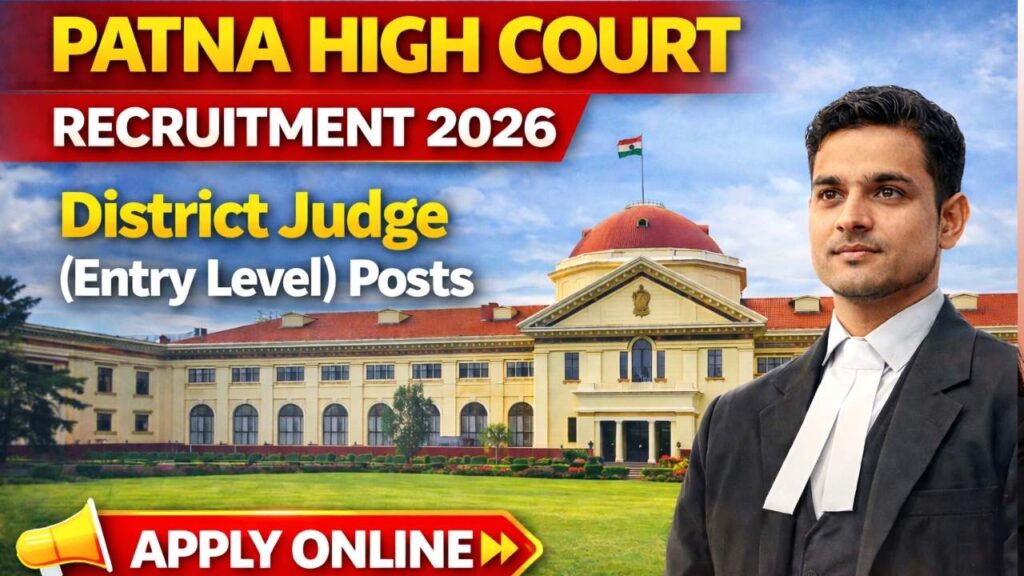 Patna High Court District Judge (Entry Level) Recruitment 2026