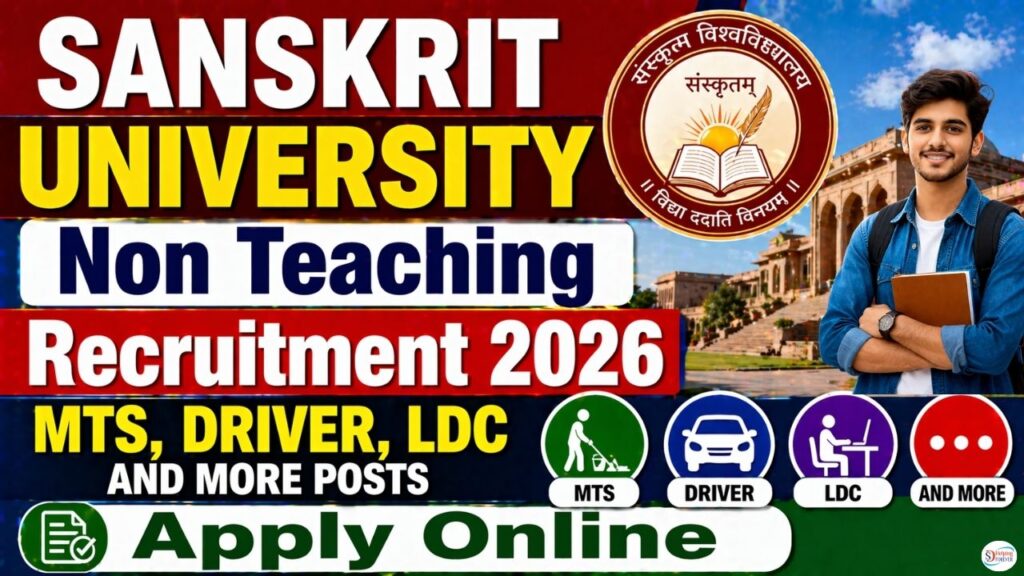 SLBSRSV Non Teaching Recruitment 2026