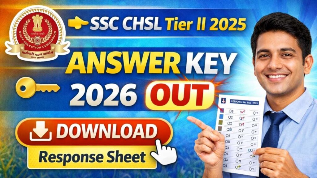 SSC CHSL Tier ll 2025 Answer Key 2026