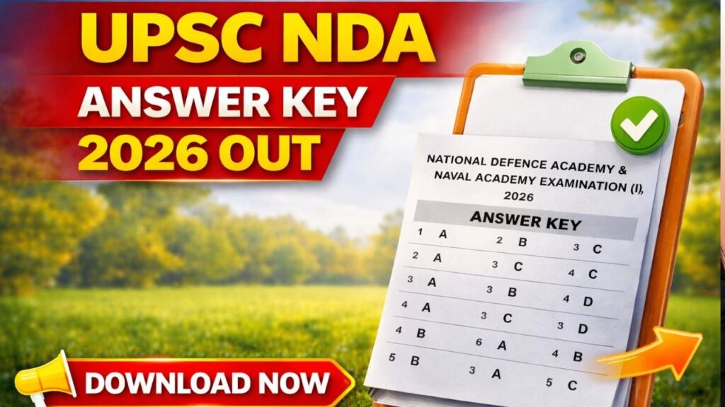 UPSC NDA Answer Key 2026