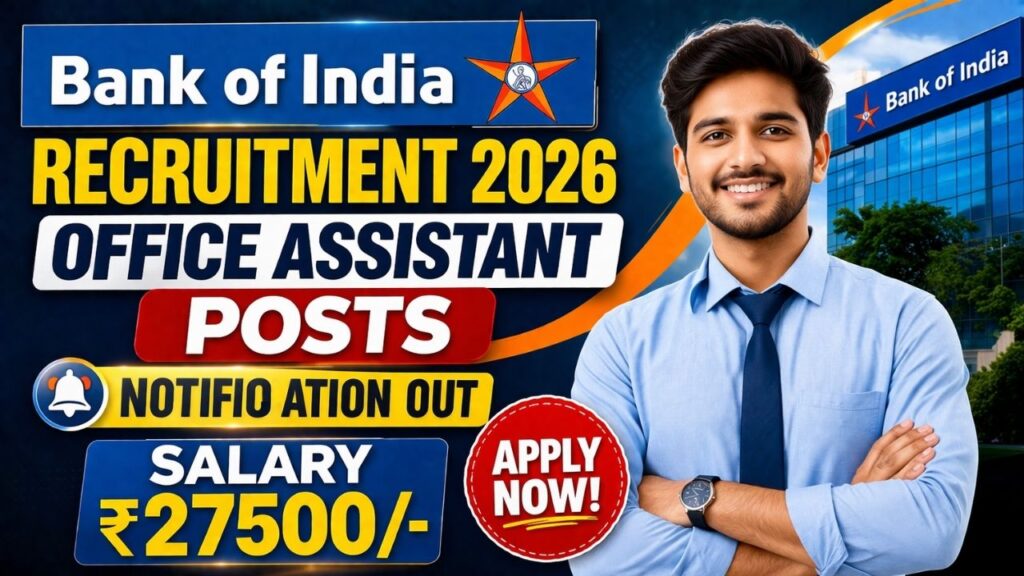Bank of India Recruitment 2026