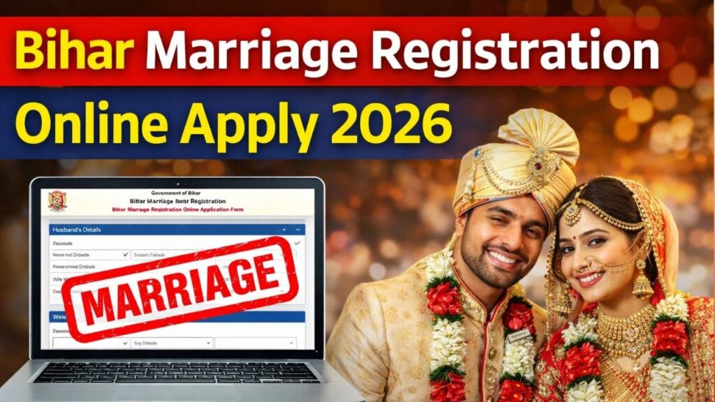 Bihar Marriage Registration Online Apply 2026