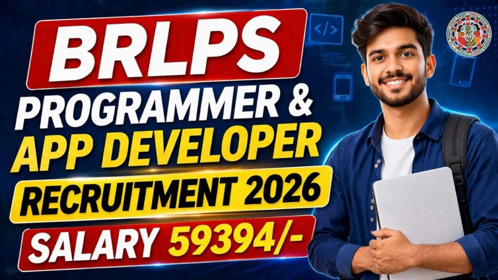 BRLPS Programmer & App Developer Recruitment 2026