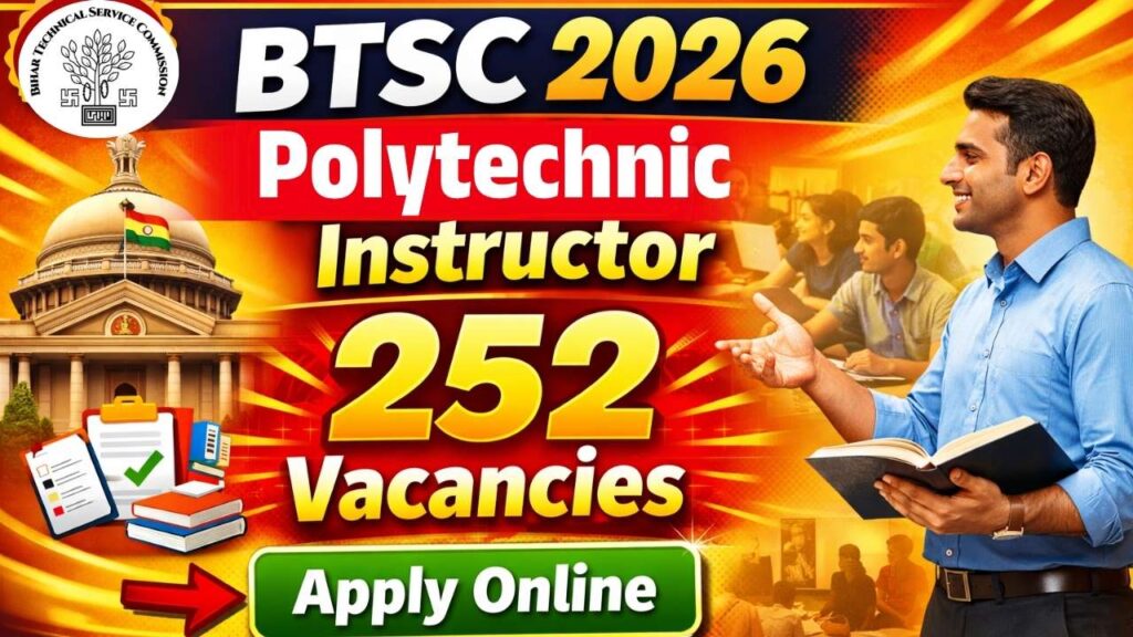 BTSC Polytechnic Instructor Recruitment 2026