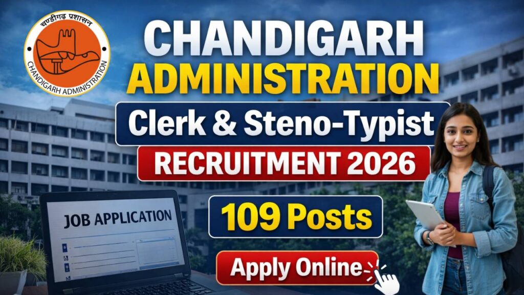 Chandigarh Clerk & Steno Typist Recruitment 2026
