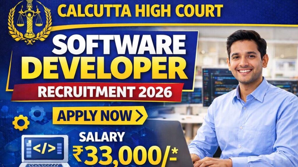 Calcutta High Court Software Developer Recruitment 2026