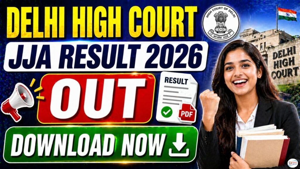 Delhi High Court JJA Result 2026