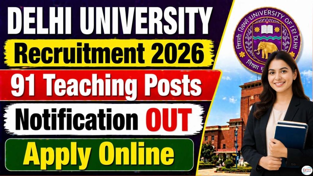 Delhi University Teaching Recruitment 2026