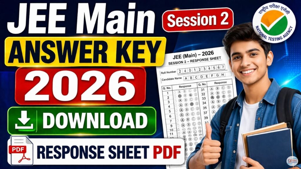 JEE Mains Session 2 Answer Key & Result Date 2026