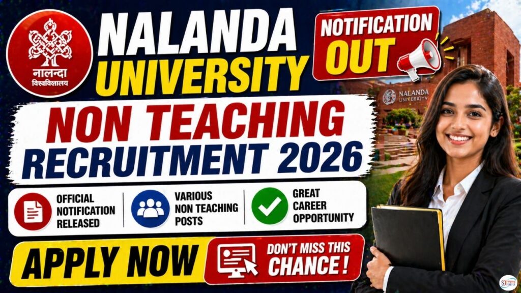 Nalanda University Non Teaching Recruitment 2026