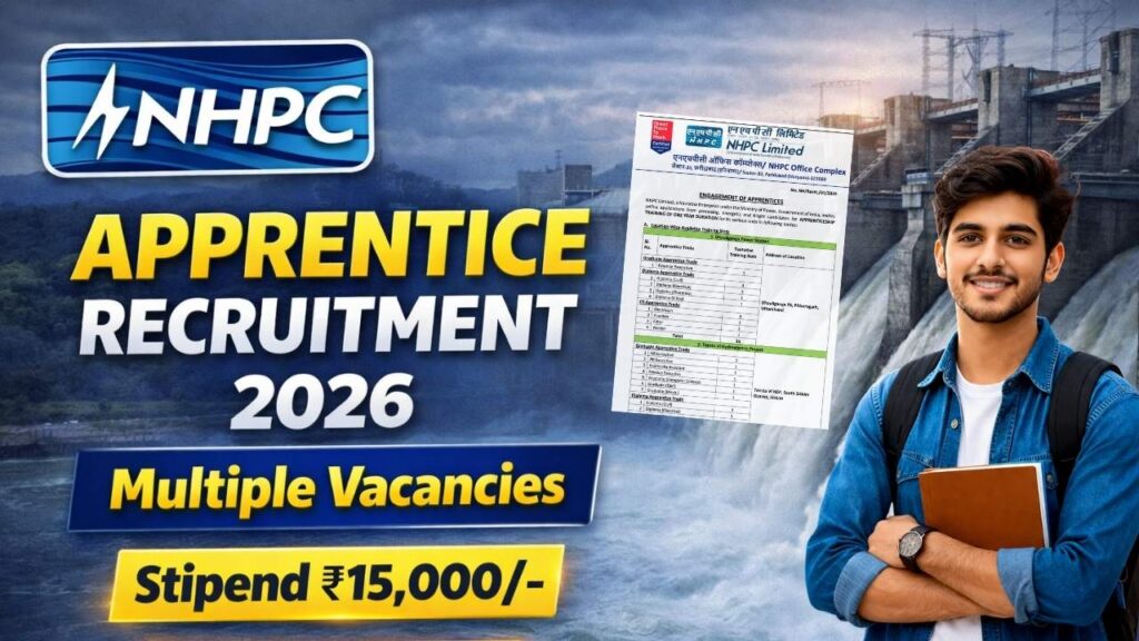 NHPC Apprentice Recruitment 2026