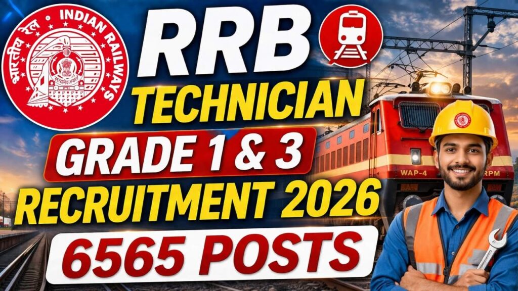 RRB Technician Grade 1 & 3 Recruitment 2026