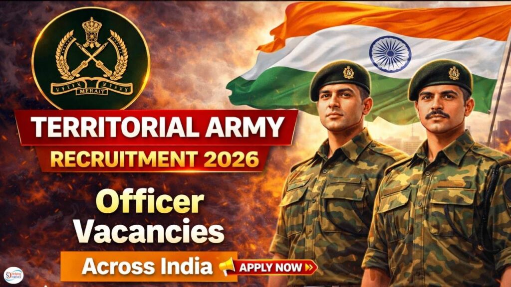 Territorial Army Officer Recruitment 2026