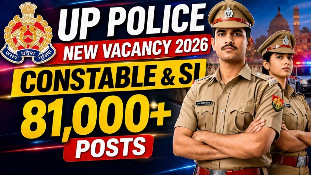 UP Police New Constable & SI Vacancy 2026