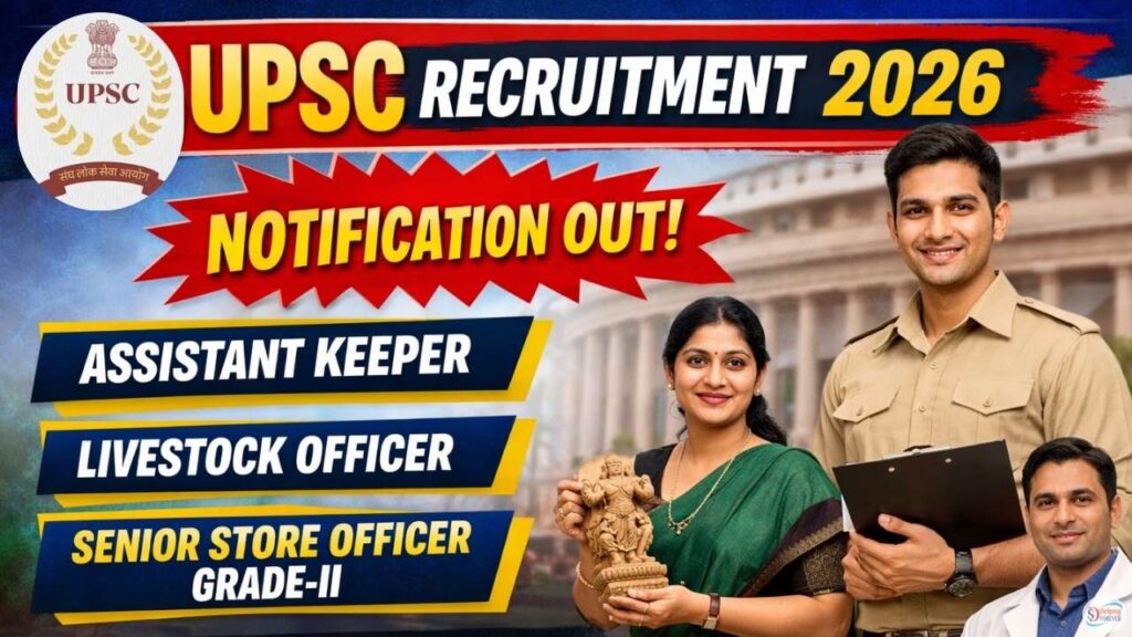 UPSC Various Posts Recruitment 2026