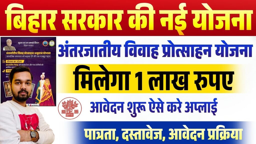 Bihar Antarjatiye Vivah Protsahan Anudan Yojana 2026