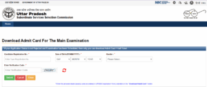 UPSSSC Pharmacist Admit Card 2026